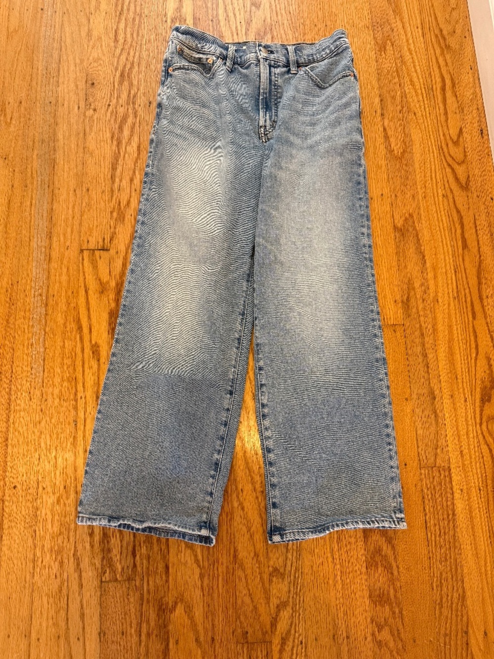 Madewell The Perfect Vintage Wide Leg Crop Jean Sz 28